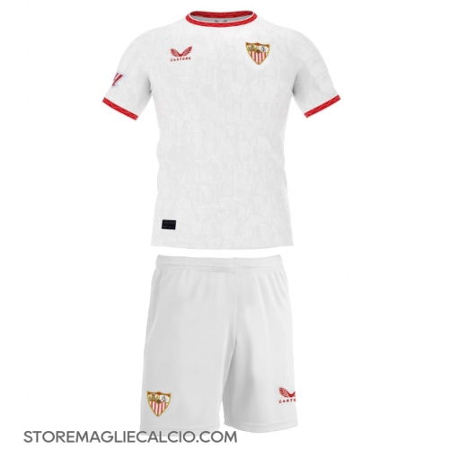 Sevilla Maglia Gara Casa Repliche 2024-25 Bambino Maniche Corte Sevilla Maglia Gara Casa Repliche 2024-25 Bambino Maniche Corte